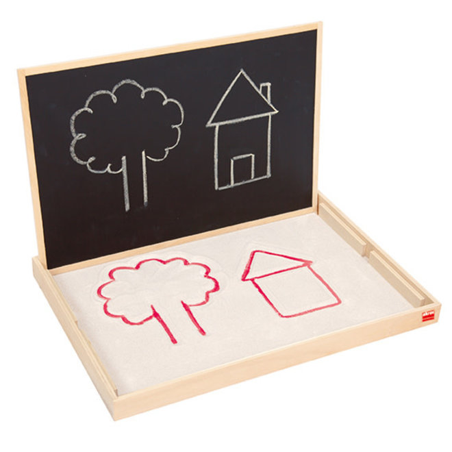 Akros - Zandtafel XL Montessori (incl. magneet en krijtbord)