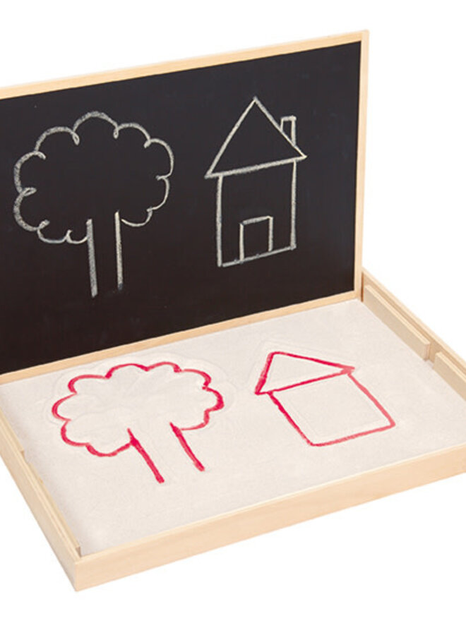 Akros - Zandtafel XL Montessori (incl. magneet en krijtbord)