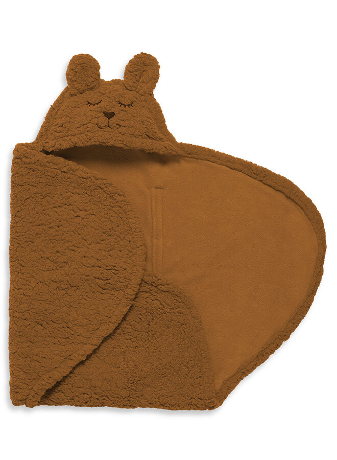 Jollein - Wikkeldeken bunny - Caramel