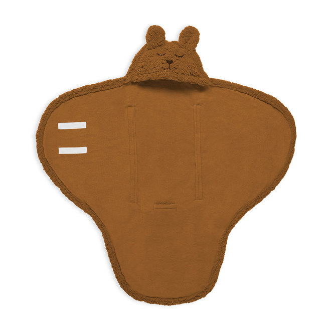 Jollein - Wikkeldeken bunny - Caramel