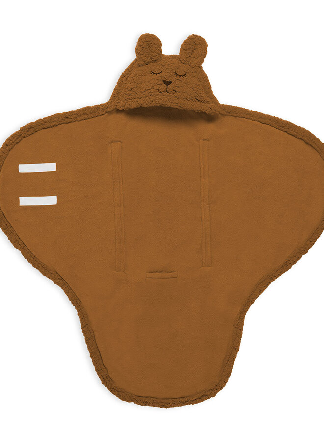 Jollein - Wikkeldeken bunny - Caramel