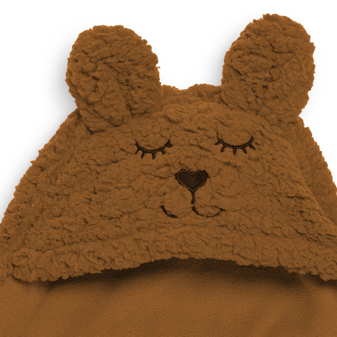 Jollein - Wikkeldeken bunny - Caramel