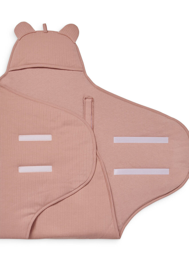 Jollein - Wikkeldeken - Basic Stripe - Rosewood