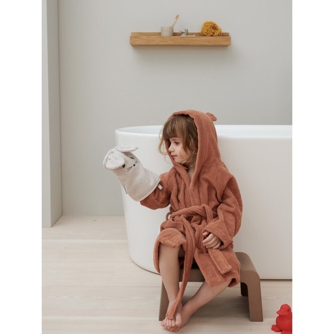 Liewood - Lily Bathrobe - Mr Bear Tuscany rose