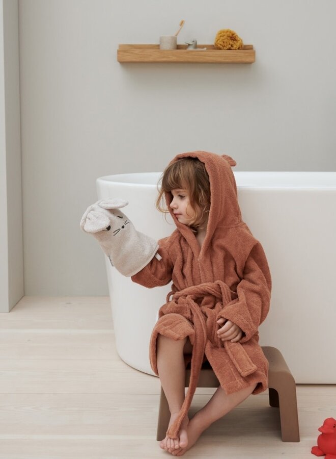 Liewood - Lily Bathrobe - Mr Bear Tuscany rose