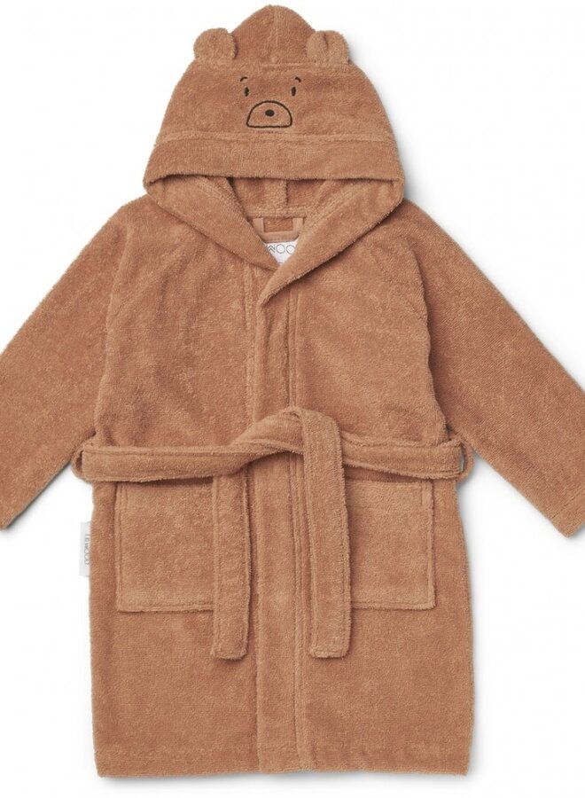 Liewood - Lily Bathrobe - Mr Bear Tuscany rose