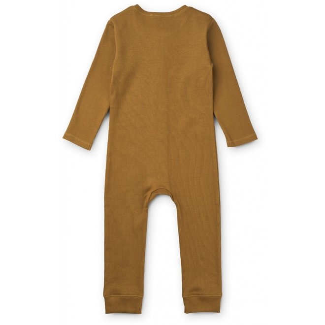 Liewood - Birk pyjamas jumpsuit - Golden caramel