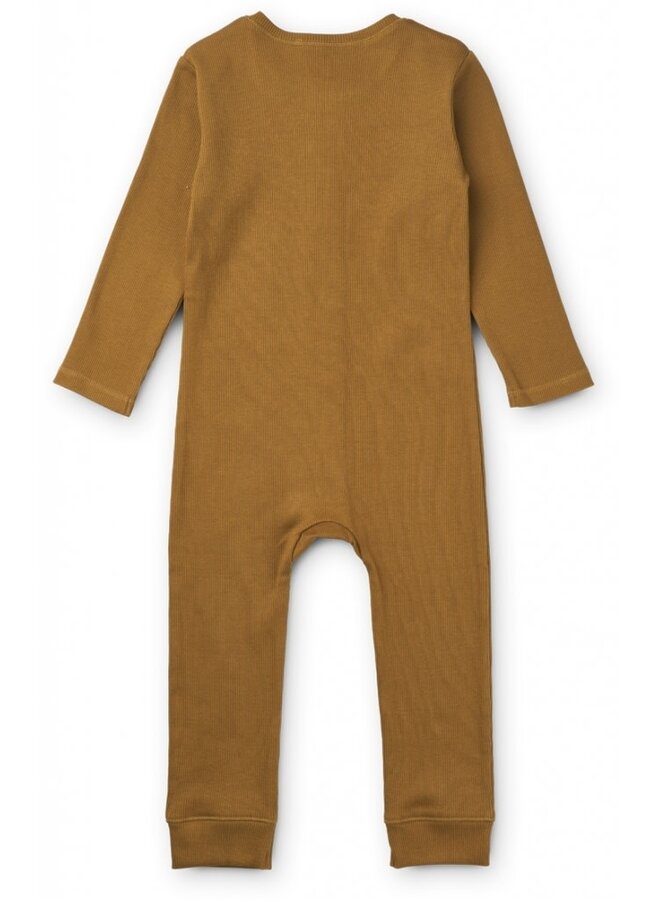 Liewood - Birk pyjamas jumpsuit - Golden caramel