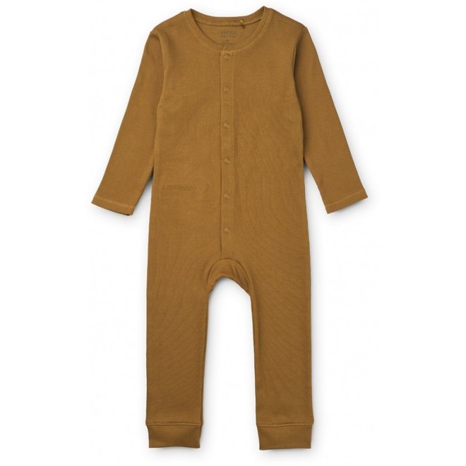 Liewood - Birk pyjamas jumpsuit - Golden caramel