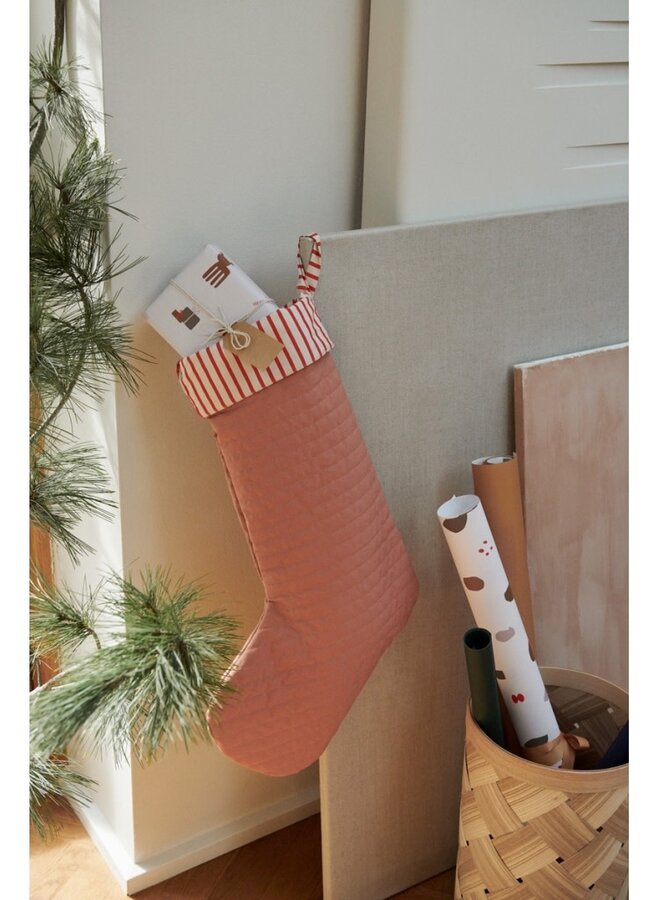 Liewood - Basil Christmas stocking - Tuscany rose