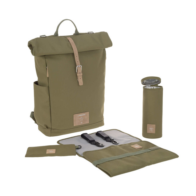 LÄSSIG - GRE Rolltop Backpack olive