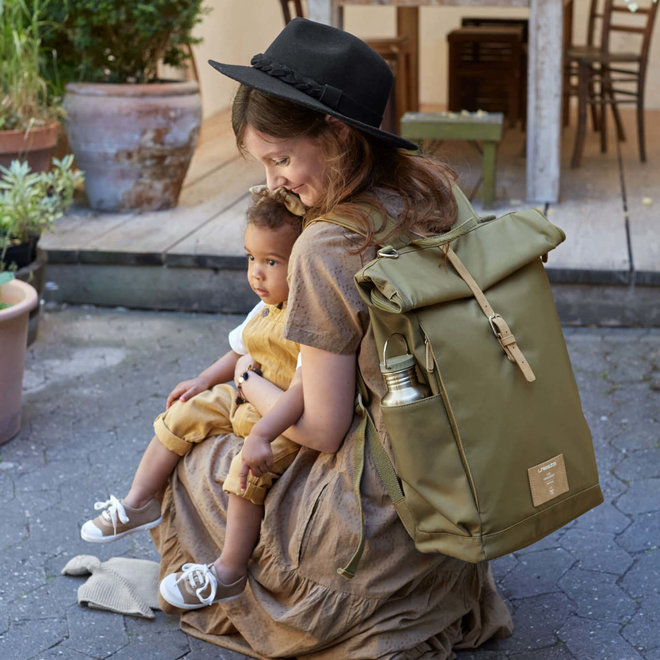 LÄSSIG - GRE Rolltop Backpack olive