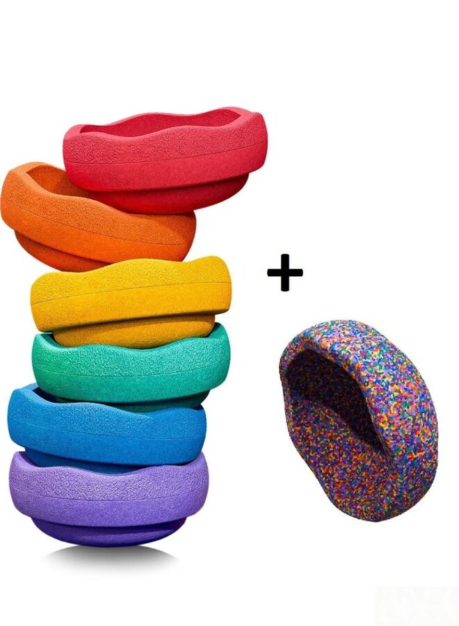 Stapelstein - Rainbow Purple edition SET