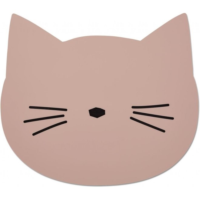 Liewood - Aura placemat - Cat dark rose