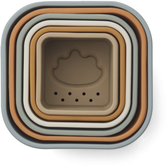 Liewood - Zuzu stacking cups - Almond mix