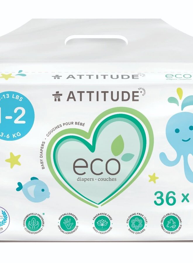 Attitude - Baby Care | Luiers | Mini | Maat 1-2