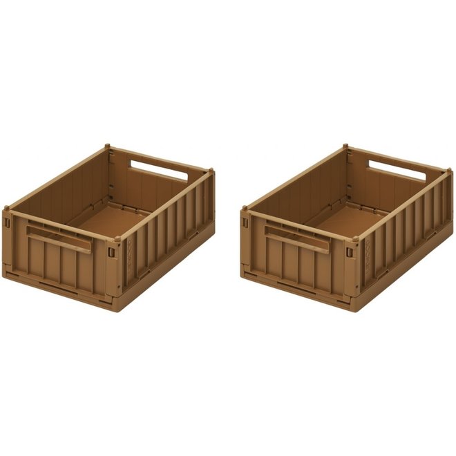 Liewood - Weston Storage Box S 2-pack - Golden caramel