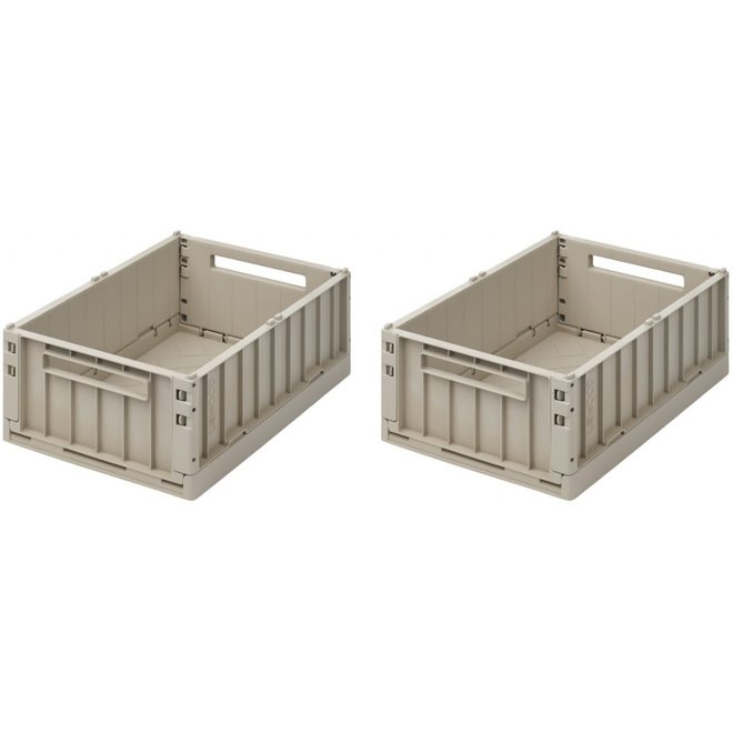 Liewood - Weston Storage Box M 2-pack - Sandy