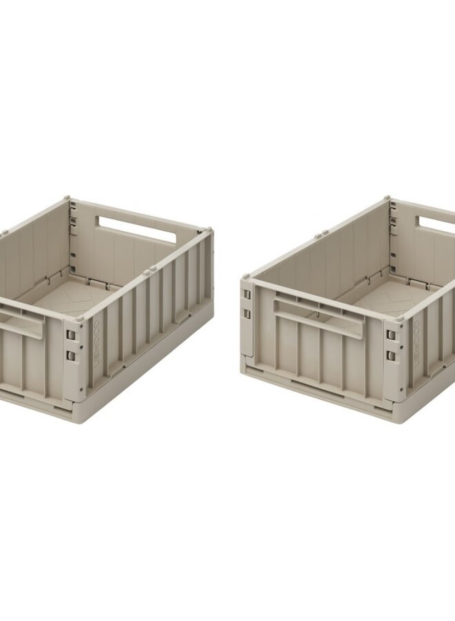 Liewood - Weston Storage Box M 2-pack - Sandy
