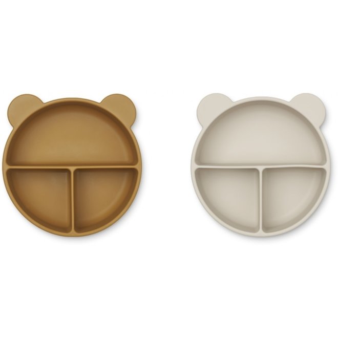 Liewood - Connie Bowl 2pack Golden Caramel/Sandy