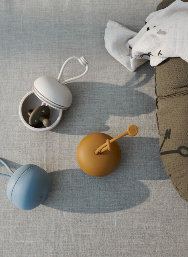 Liewood - Philip pacifier box whale blue