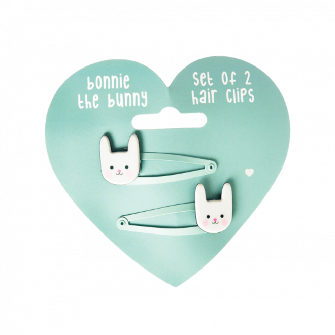 Bunny hairclips (set of 2)