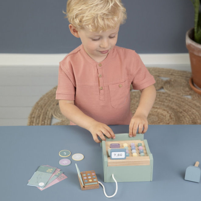 Little Dutch - Houten Kassa Mint