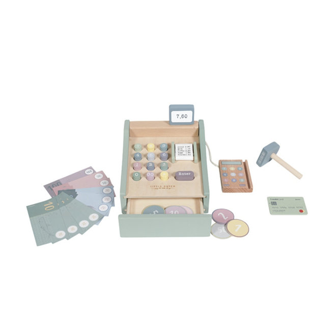 Little Dutch - Houten Kassa Mint