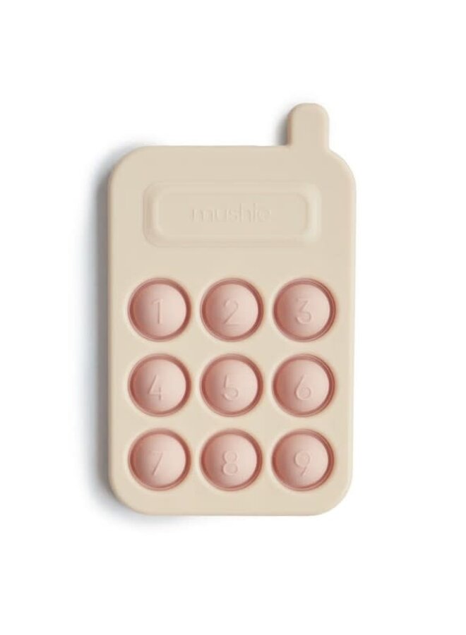 Mushie - Press Toy Cellphone - Blush