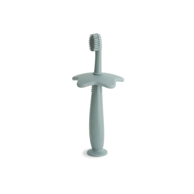 Mushie - Training toothbrush - Cambridge blue