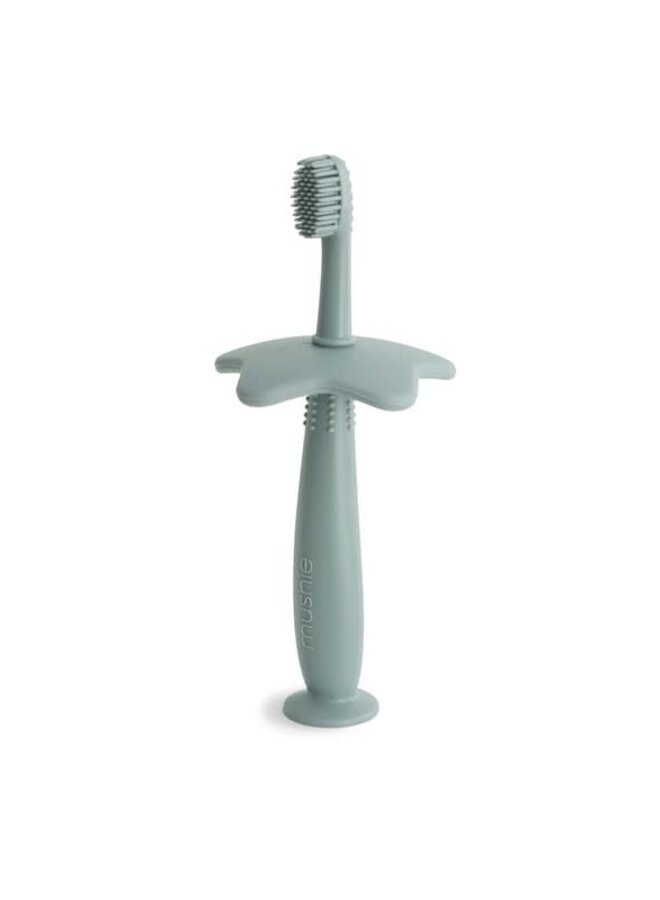Mushie - Training toothbrush - Cambridge blue