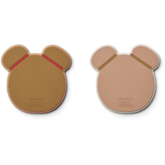 Liewood - Gia teether 2-pack Doll sandy