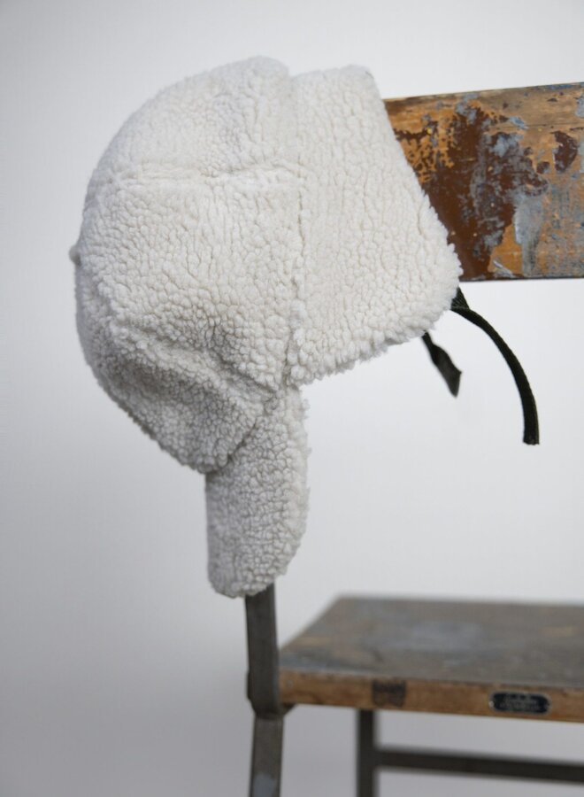 I Dig Denim - Putte pile cap cold beige XS 0 - 2 Y
