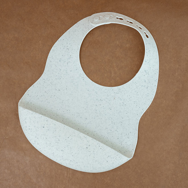 Mrs Ertha - Silicone bib coconut speckle