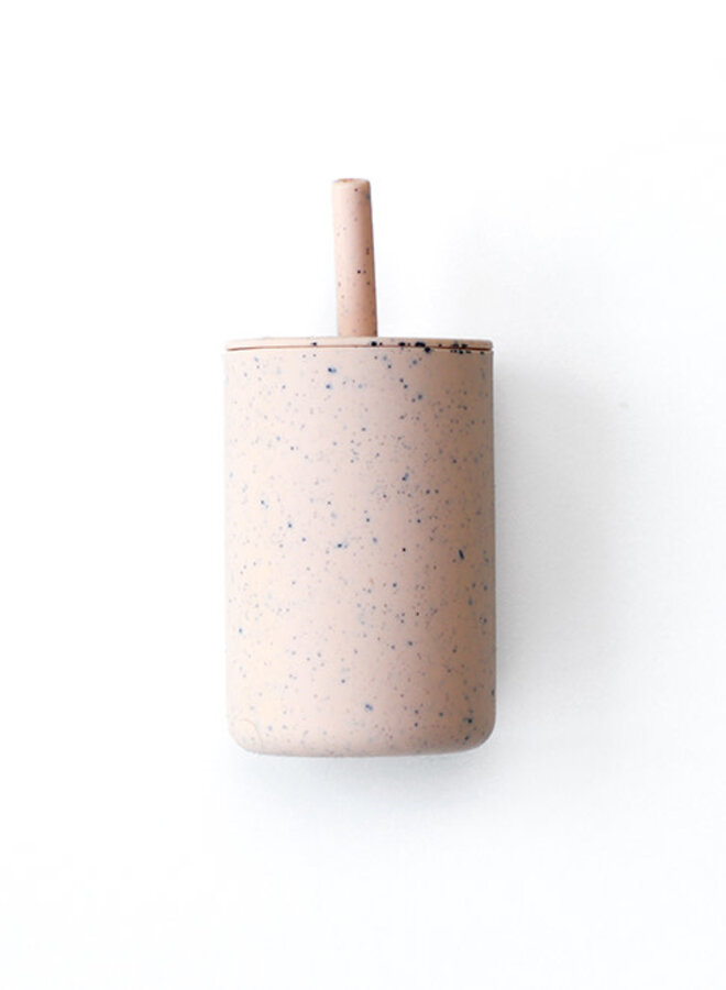 Mrs Ertha - Silicone cup blush speckle