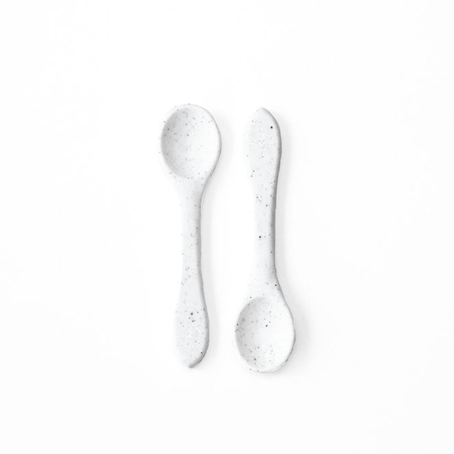 Mrs Ertha - Silicone spoons coconut speckle