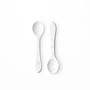 Mrs Ertha - Silicone spoons coconut speckle