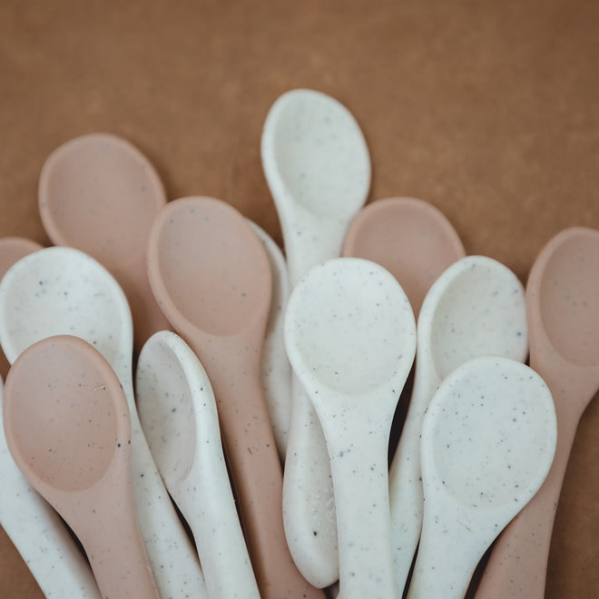 Mrs Ertha - Silicone spoons coconut speckle