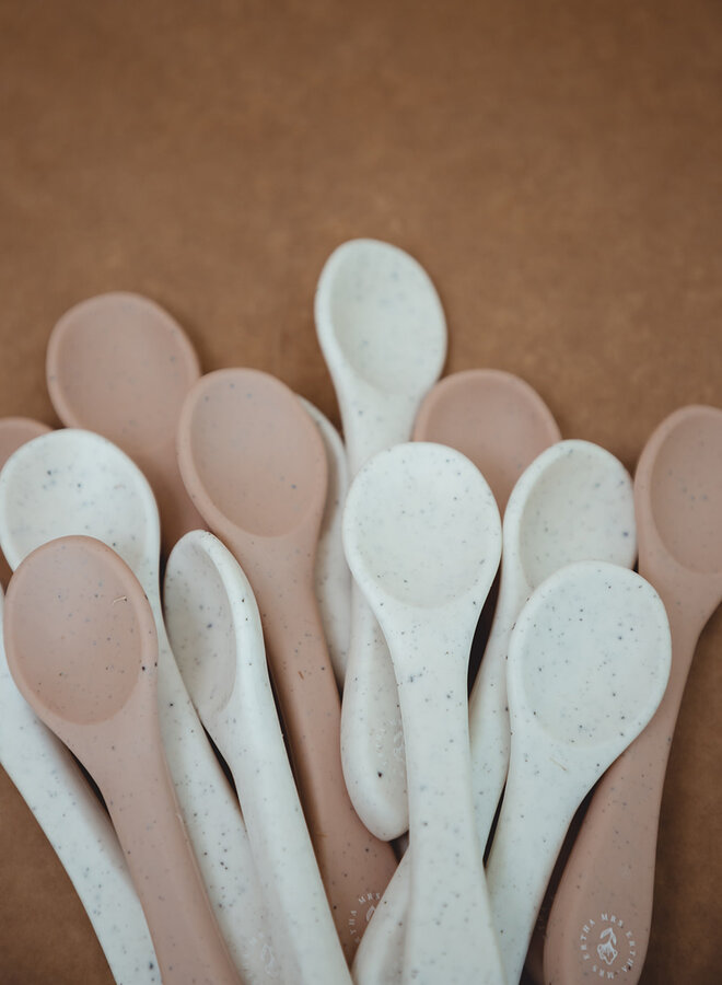 Mrs Ertha - Silicone spoons coconut speckle