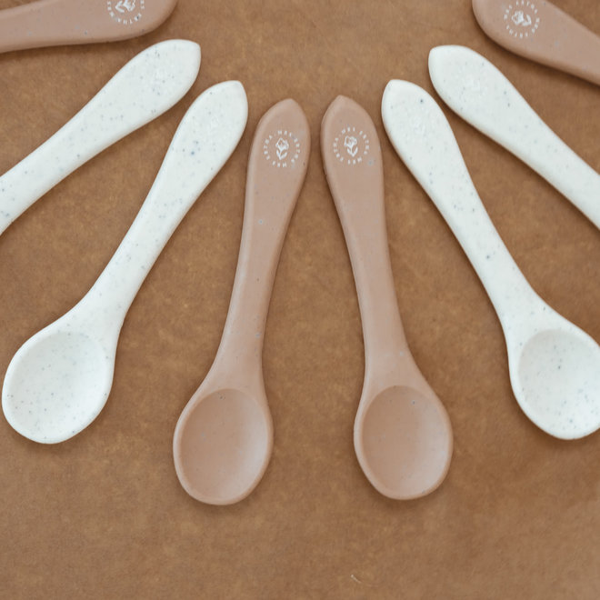 Mrs Ertha - Mrs Ertha - Silicone spoons coconut speckle