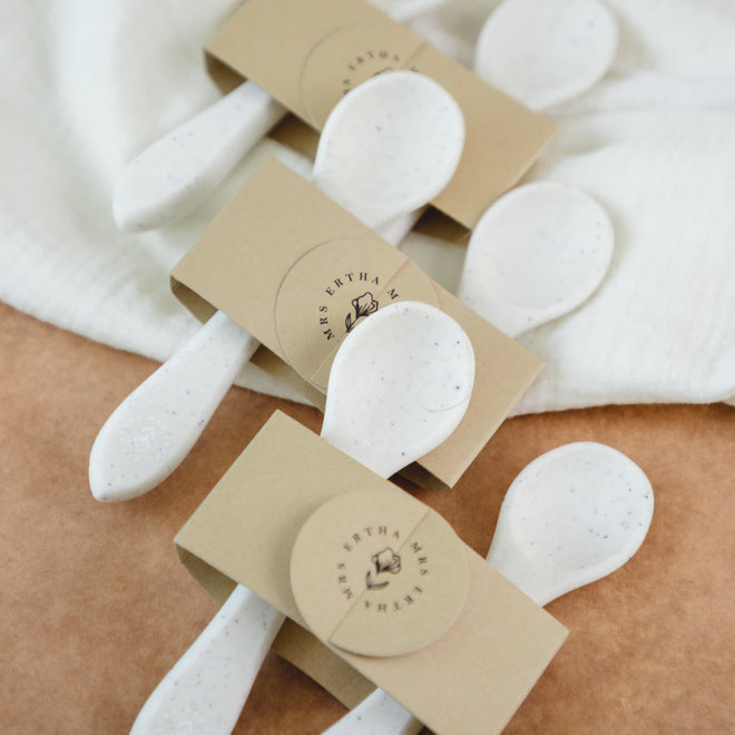 Mrs Ertha - Mrs Ertha - Silicone spoons coconut speckle