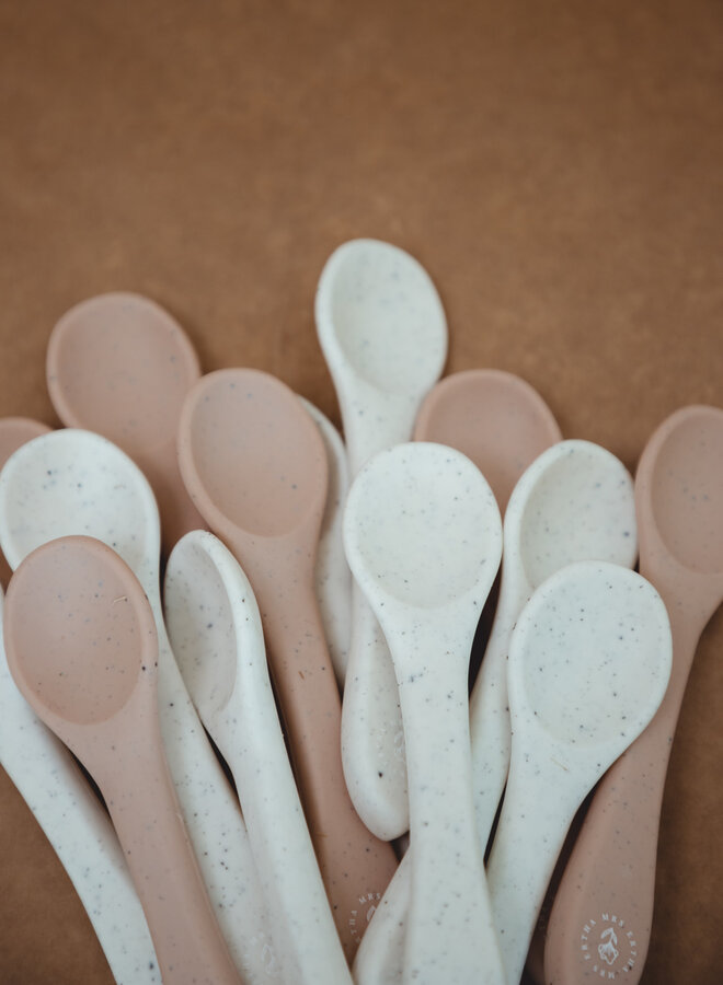 Mrs Ertha - Silicone spoons coconut speckle