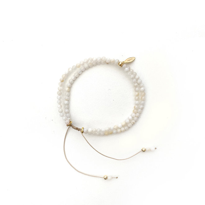 Mrs Ertha - Mom & me bracelets - Light Shell