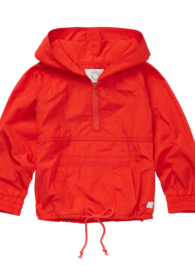 Sproet & Sprout - Anorak hoody Poppy red