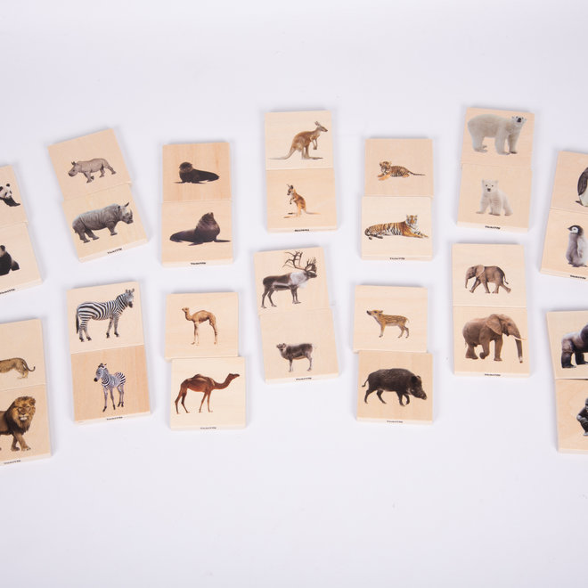 Tickit - Wild animal family match set