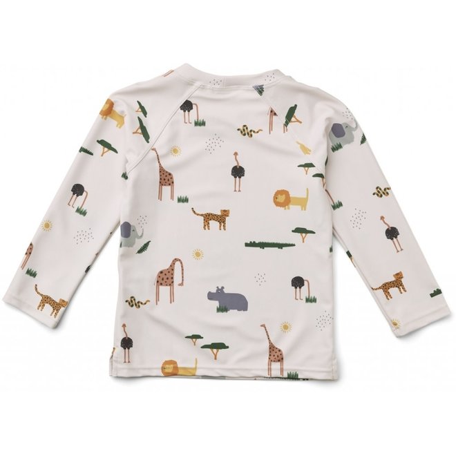 Liewood - Noah swim tee - Safari sandy