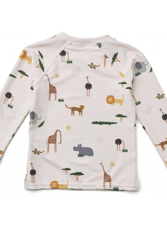 Liewood - Noah swim tee - Safari sandy