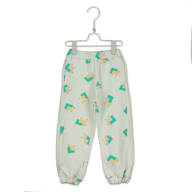 Lötiekids - Jogging pant - Crazy chickens light grey