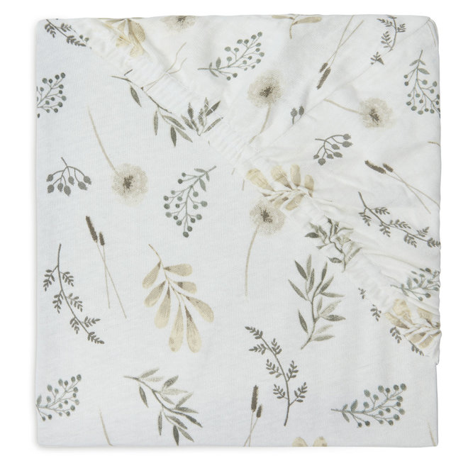 Jollein - Hoeslaken Jersey 40/50x80/90cm Wild Flowers