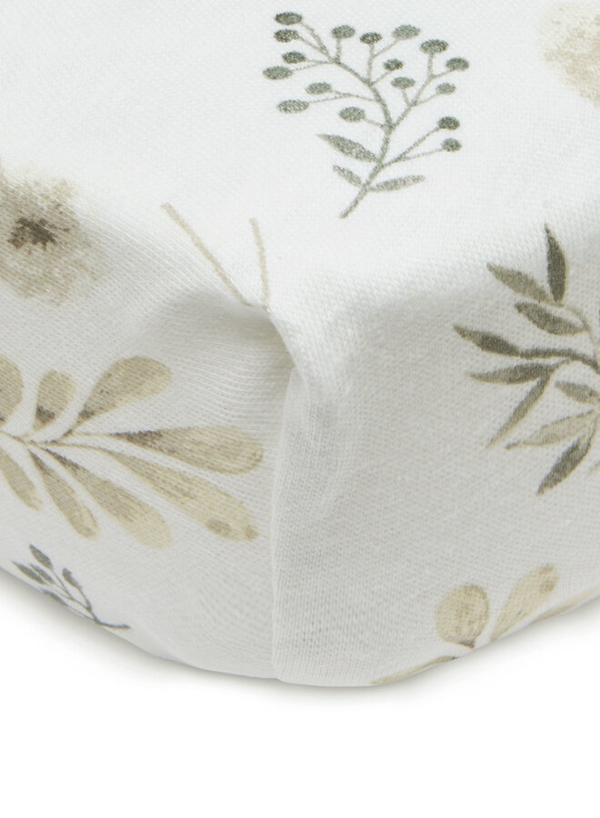 Jollein - Hoeslaken Jersey 60 x 120cm Wild Flowers